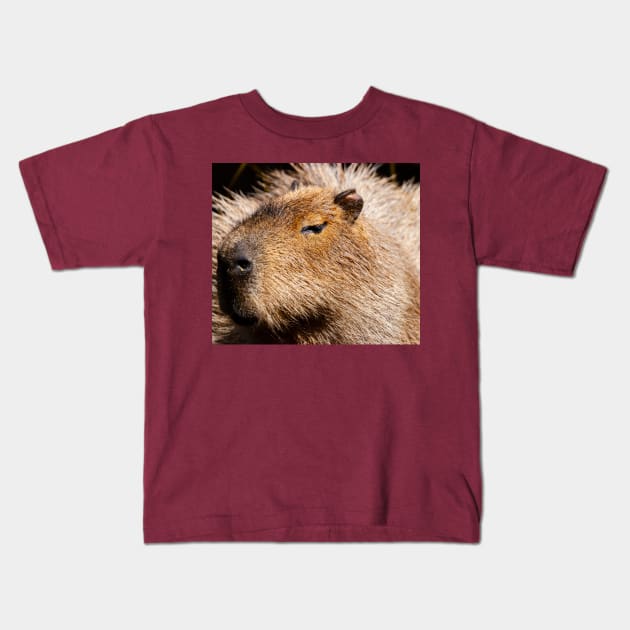 Capybara Kids T-Shirt by dalyndigaital2@gmail.com